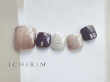イチリンネイル 千葉店(ICHIRIN NAIL)/シンプルフットネイル 