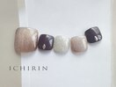 シンプルフットネイル 