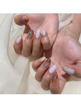 ヴィヴィアンビューティ ネイルアンドアイ Viviean Beauty Nail & Eye/キレイめニュアンスネイル