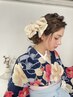 【夏限定】お祭り前にオススメ　ヘアセット（アップスタイル）　30分　￥5000