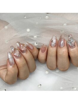 リボンパーツが　ネイル