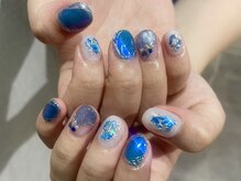 プロテア(protea)/ブルーオーシャンネイル