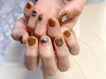 アンドネイル ビューティー(AND nail,beauty)/冬ネイル/ミラーネイル/藤沢