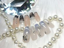 フィールネイル 天神橋店(feel nail)/ワンホン/ビジューネイル