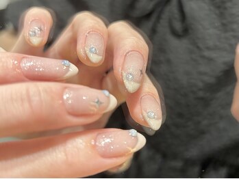 エムワイユーネイル(myu.nail)/デザインフレンチ+・*。