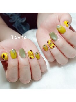 タンタ(Tanta)/持ち込みネイル【ひまわり】