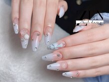 ゼン ネイル デザイン 池袋(ZEN NAIL DESIGN)/長さだしやり放題×つけ放題