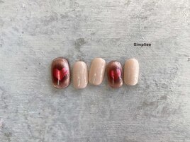 マンスリー ハートネイル