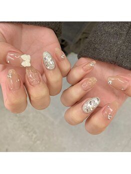 キルティング／リボン／ガーリー