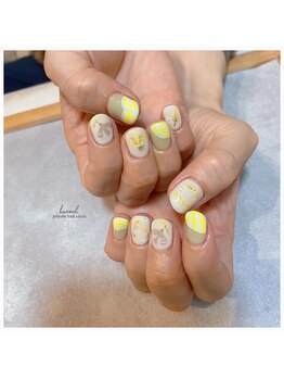 北欧ネイル【ミモザ】