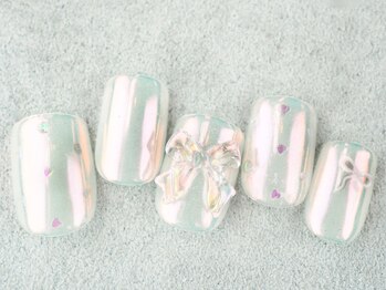 マハロネイルサロン 横浜店(mahalo)/ワンホンデザイン7980円