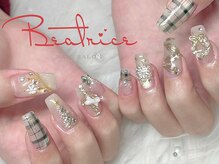 ベアトリーチェ 新宿西口(Beatrice)/クリスマスチェックネイル