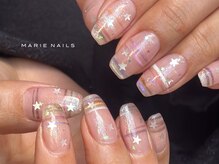 マリーネイルズ 表参道店(MARIE NAILS)/￥8,800 スターマグネット 0126a