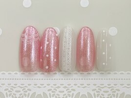 NEWシースルー★ドット＆レース