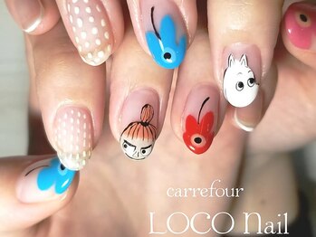 カルフール ロコ ネイル 草加西口店(Carrefour LOCO nail)/キャラクターアートも可能です