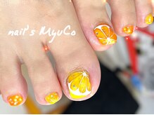 ネイルズミューコ(nail's MyuCo)/フルーツフットネイル