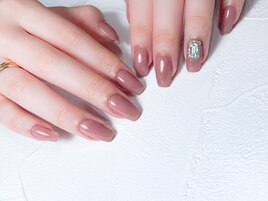 大人上品ベージュワンカラー