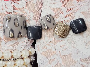 ネイルサロン シェル(Nail Salon SHELL)/秋、冬フット★デザイン★