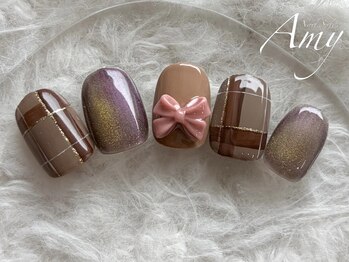 チェックネイル