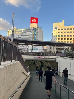 リーナ(LiNA Beauty Garden)/2.外へ出たら地下通路へ進む