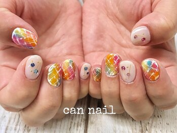 キャンネイル 金山店(Can Nail)/カラフル夏ネイル♪