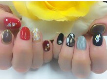 フォンテーヌブロー 野々市店(Fontaine Brow)/付け放題フリーデザインネイル