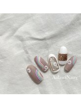 アラ ウィー ナッティー ネイル 北千住店(Aala wi Natty nail)/rainbow×flower