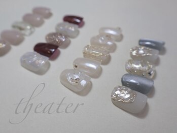 シアター(theater)の写真/【定額*monthlyコース◎】大人×可愛いシンプルデザイン多数！ink artを組合せたアナタにピッタリを発見♪