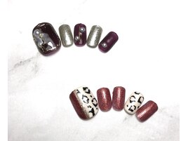 9月・10月フットネイル¥9200