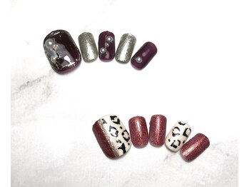 タネモト(Tanemoto)/9月・10月フットネイル¥9200