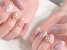 ラウ(Lau)/ビジューネイル¥６６００