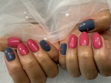 ネイルサロンアンドスクール ニコ(NICO)/ピンクと線