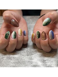 水引きネイル♪