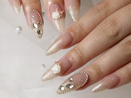 キラキラワンホンネイル★