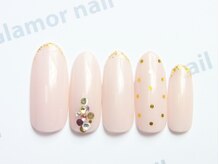 グラマーネイル(Glamor nail)/ガーリー☆¥6,900