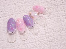 ラルネイル 大宮(Lull. nail)/＊オーロラ＊フラワー＊