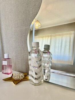 クチュール(couture.)/お手入れ前後にお水のサービス