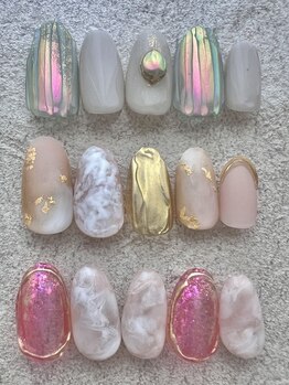 シックネイル(CHIC NAIL)の写真/貴方だけのプライベートSalon☆デザイン力の高さが人気の秘訣!お得なクーポンご用意◎気分が上がる指先に♪