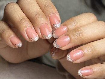 クリア 広尾 恵比寿(CLEAR)/ガラスフレンチネイル