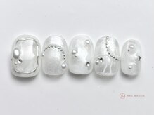 ネイルメゾン 池袋店(NAIL MAISON)/ホワイトニュアンス￥7800