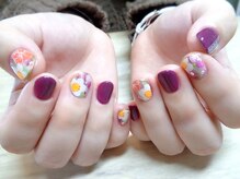 アミュリー ネイル アトリエ(Amury nail atelier)/ニュアンス フラワー ブライダル