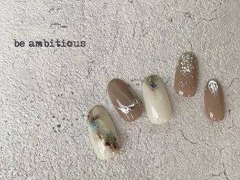 ネイルサロンアンドスクール ビーアンビシャス(be ambitious)/7月のマンスリーデザイン