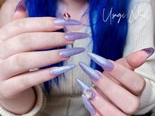 ウサギネイル 新大久保店(usagi nail)/マグネットフレンチ秋可愛い