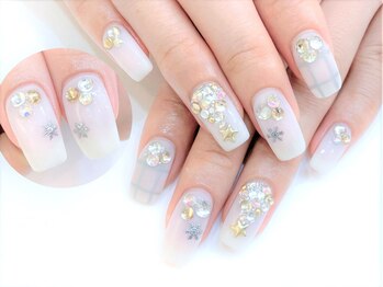 ネイルコレクション ピンク(Nail Collection Pink)/ジェルアート放題★雪の結晶