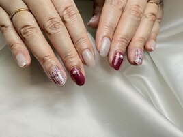 パラジェル　ツイードネイル