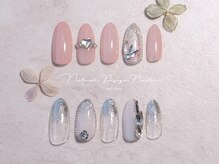 ナチュラルデザイン 品川本店(Natural Design)/シンプルアート4本/福嶋・秋山