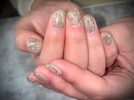 キラキラフラッシュネイル☆