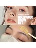 学割U24【次世代眉毛パーマ＋おでこ】ハリウッドブロウ(WAX含)メイク付¥6700