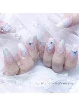 Moon veil【ムーンヴェール】パラジェル/持ち込み/長さだし/ワンホン/ハンド持ち込みデザイン