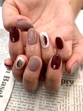 ネイルギャラリーアヴァン(NAIL GALLERY Avant)/秋トレンドカラー(ニュアンス)